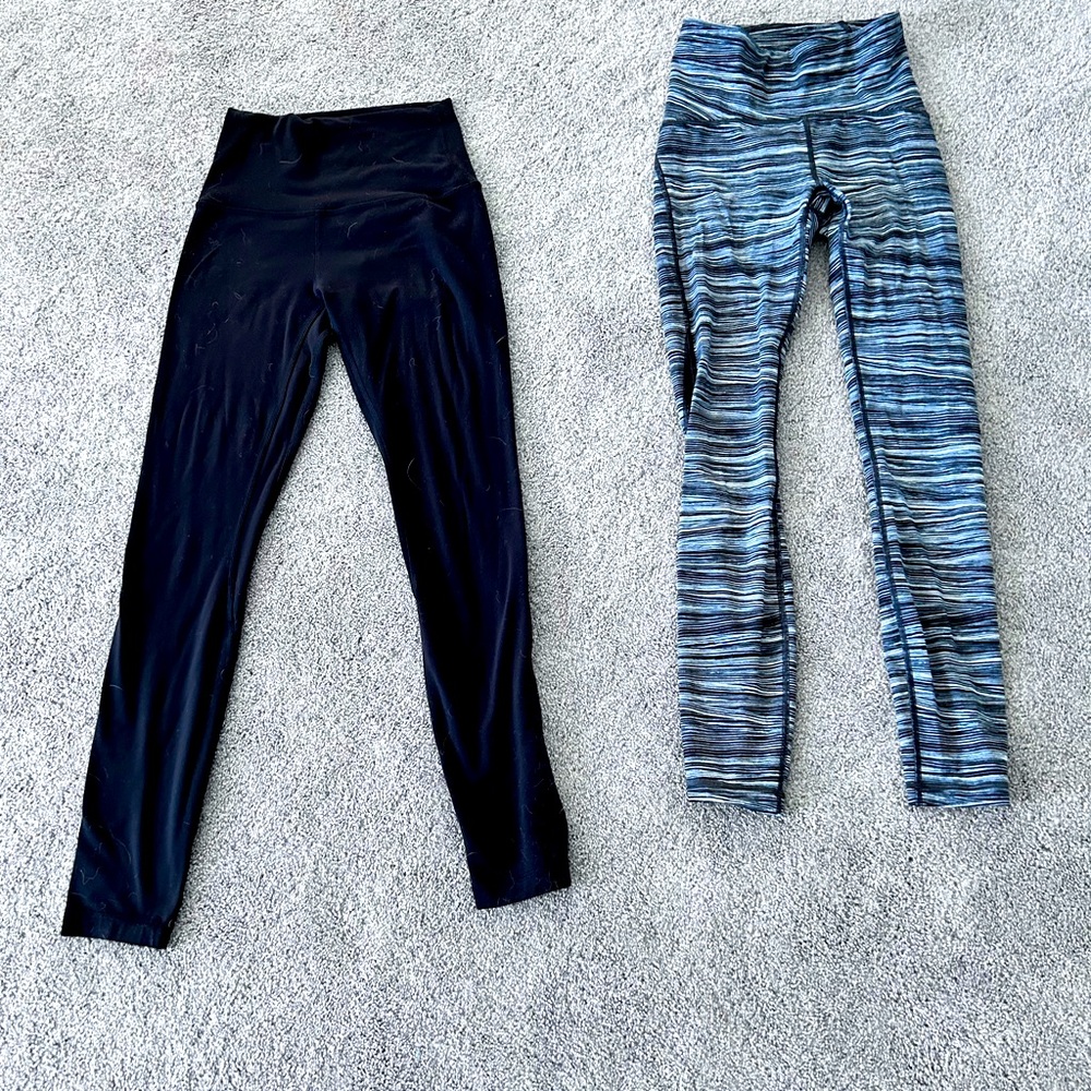 Two Lululemon leggings